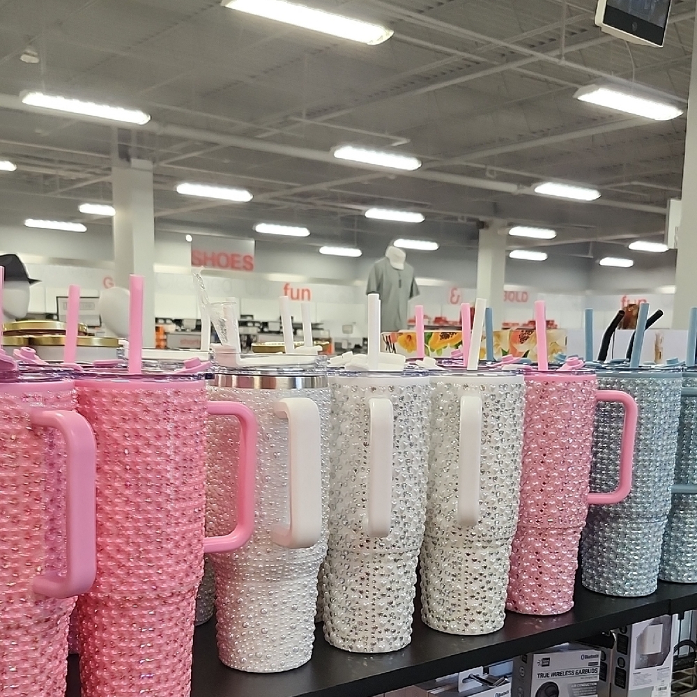 Sparkling Tumblers Stars, Hearts NWT 40oz. Steel Wall ONE ONLY YOU CHOOSE